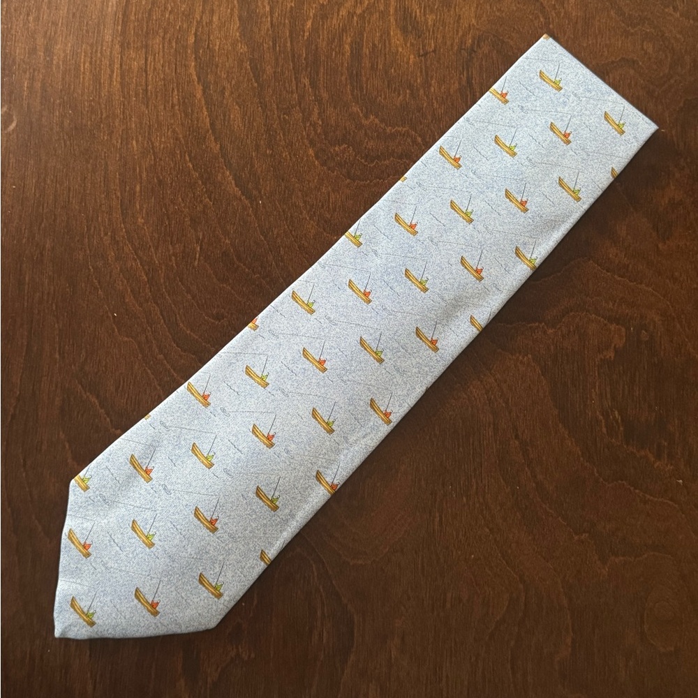 Dun hill boat print tie